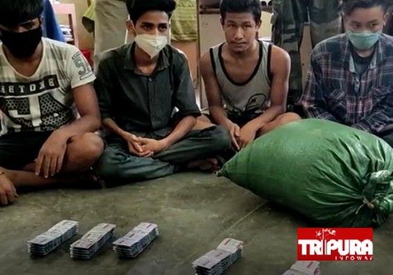 Huge amount of contraband items recovered in Simna, 9 arrested Huge amount of contraband items recovered in Simna, 9 arrested
